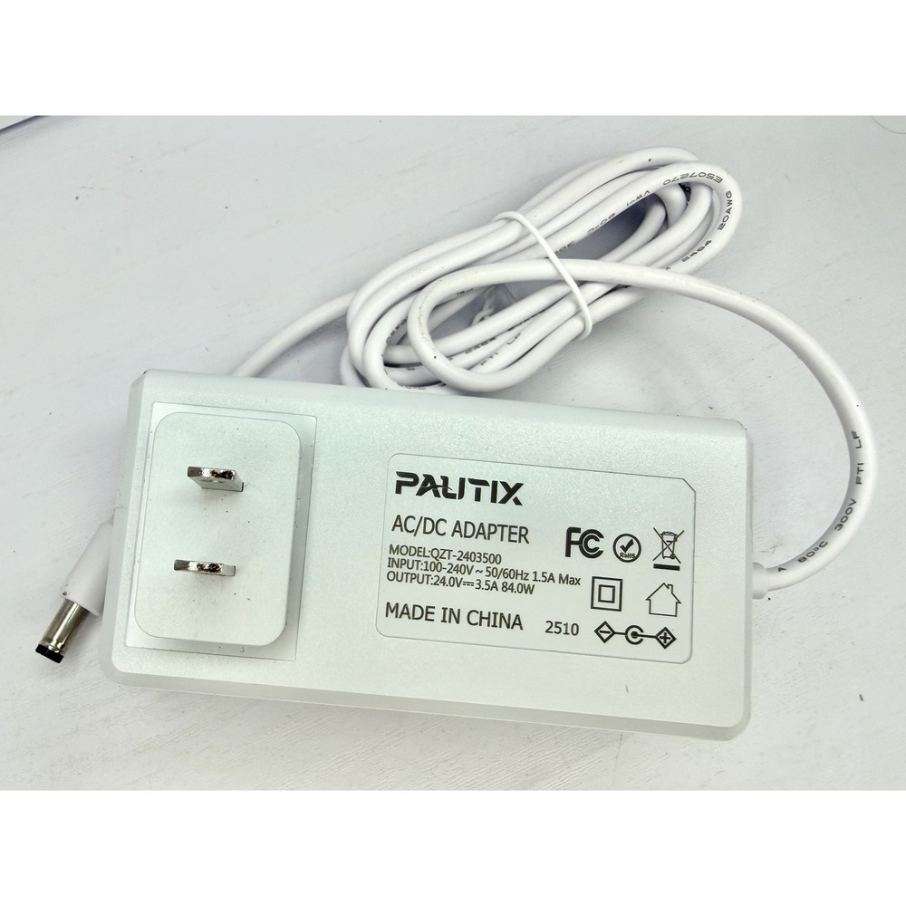 Palitix AC/DC Adapter Model QZT-2403500 24V 3.5A 84W Power Supply Charger